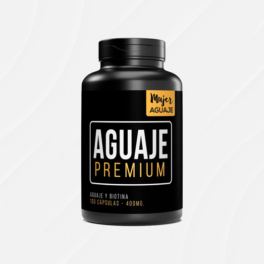 🟣 Aguaje Premium con Biotina – 100 Cápsulas (Mujer Aguaje)