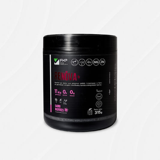 🟣 Colágeno Hidrolizado RENOVA+ Sabor Berries – 315 g (Future World Products)